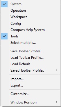 Drop down menu select tools.