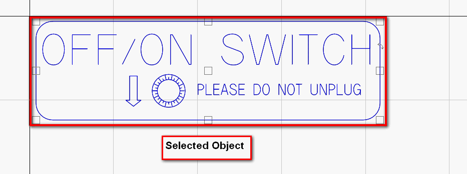 Select the object you wish to rotate.