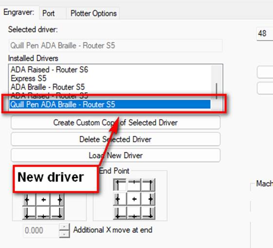 Pop-up Window select installed new drivers.
